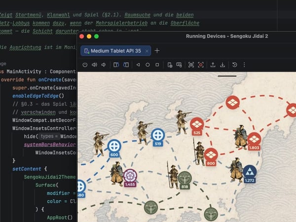 Eduard Warkentin – Sengoku Jidai 2, a game designed and built with Claude Code